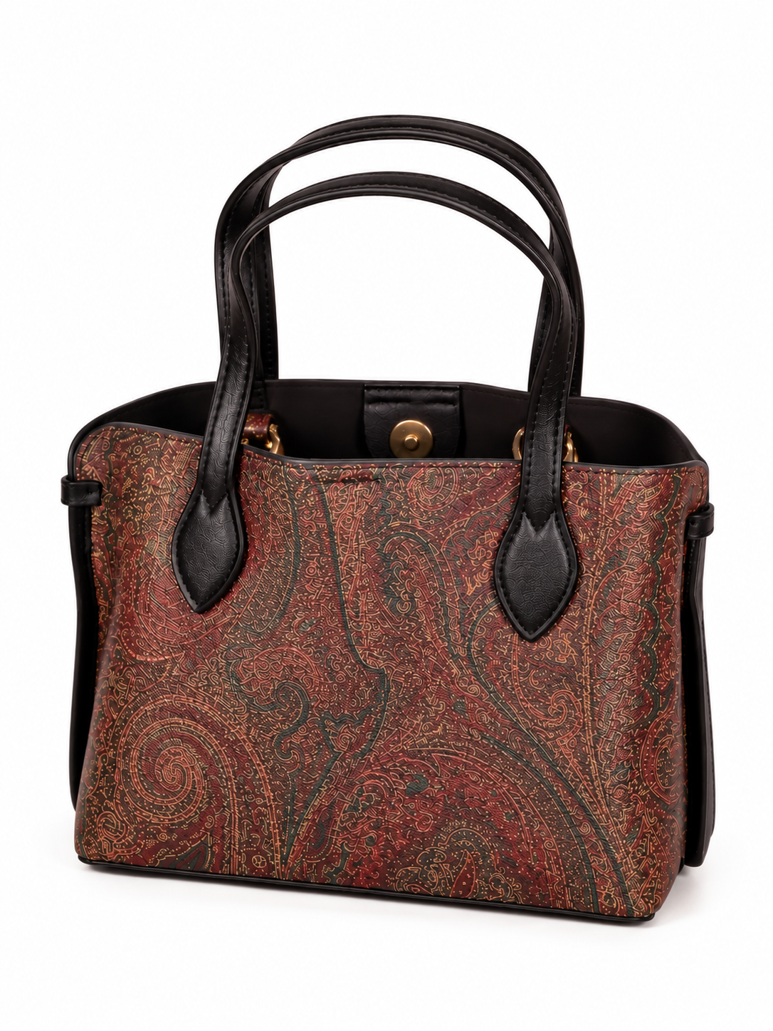 Aurelia Heritage Paisley Structured Tote Bag