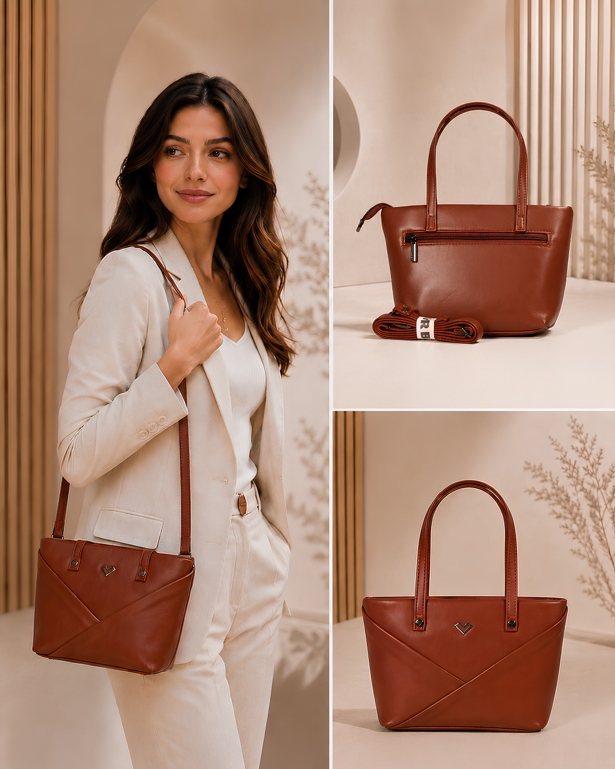 Sophia Burgundy Envelope Shoulder & Tote Bag