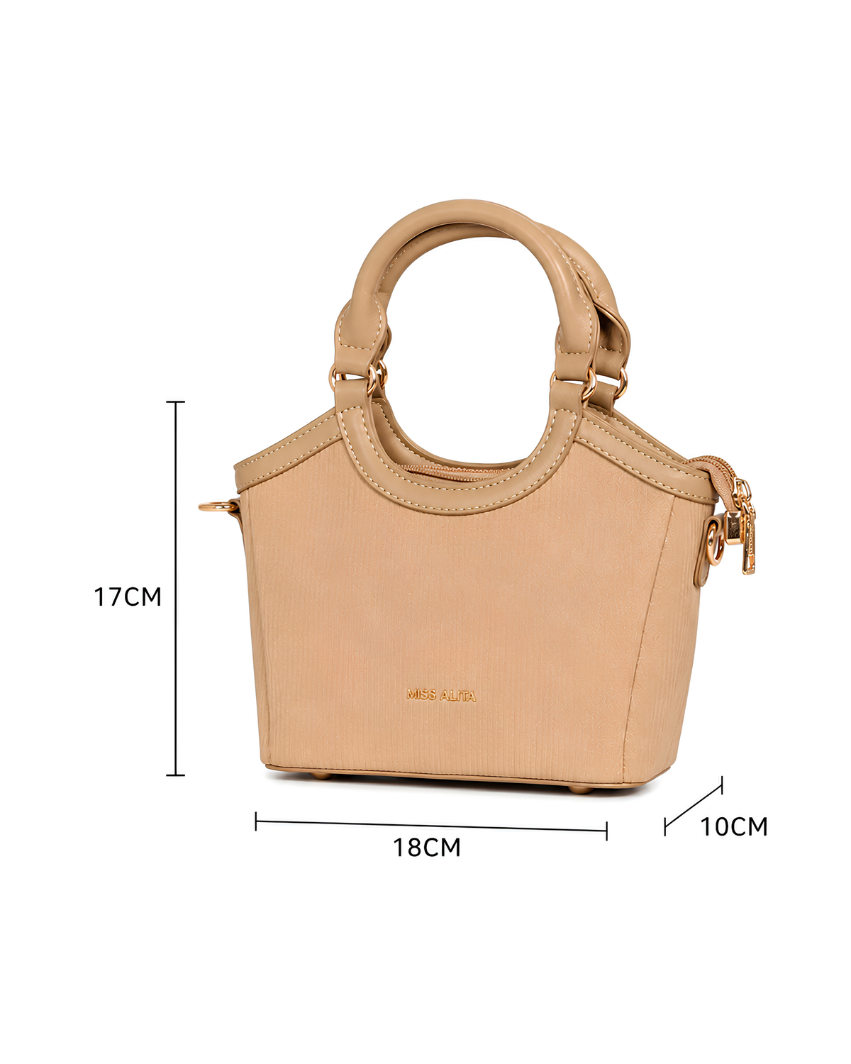 Elara Mini Structured Top-Handle Bag