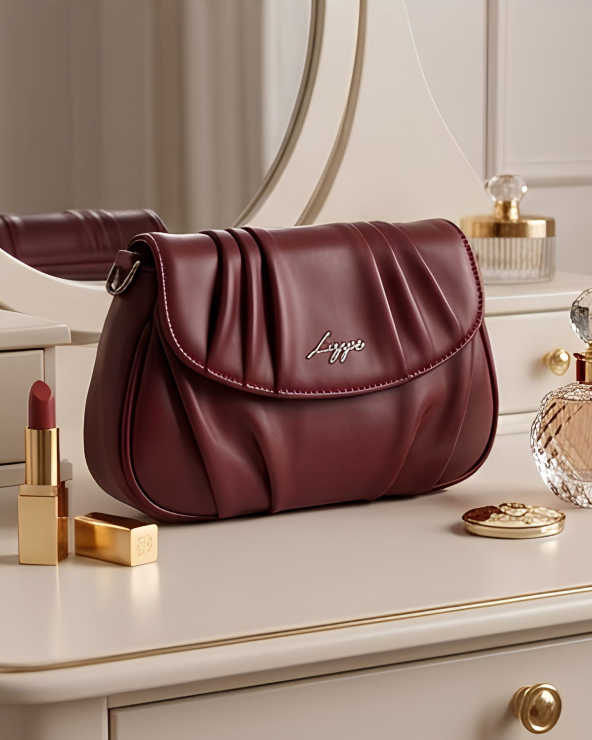 Livia Soft Fold Shoulder Bag