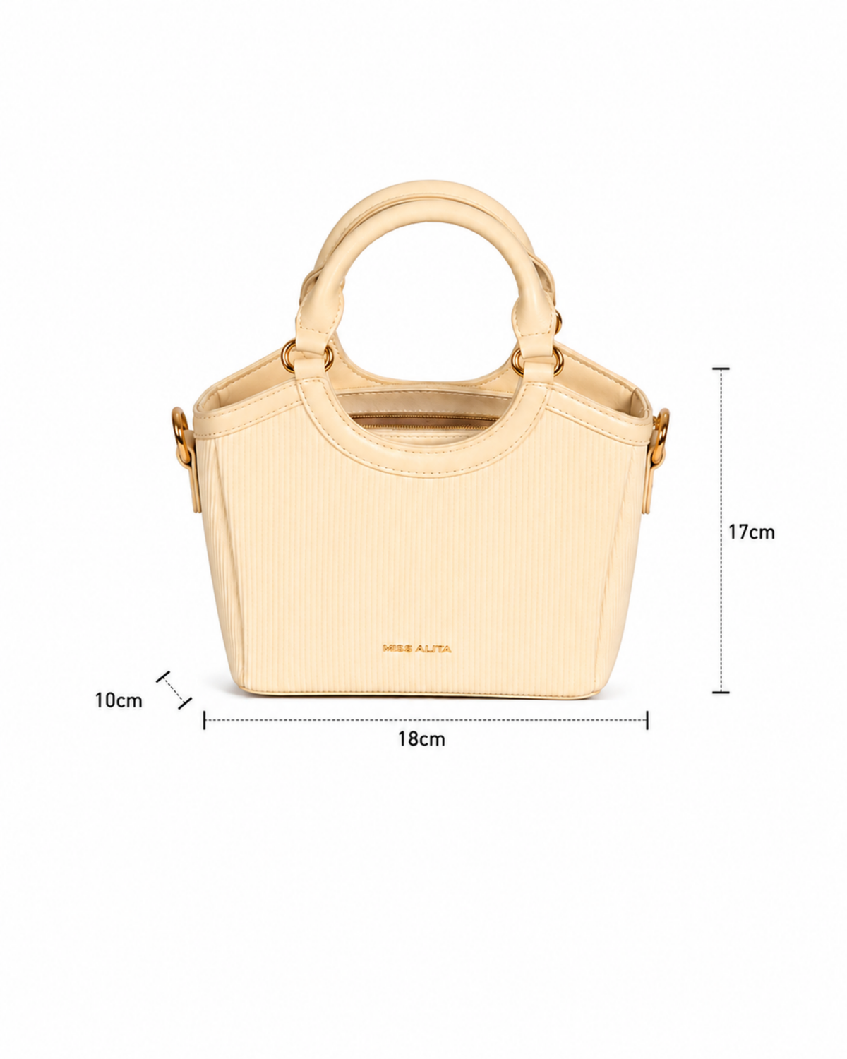Elara Mini Structured Top-Handle Bag