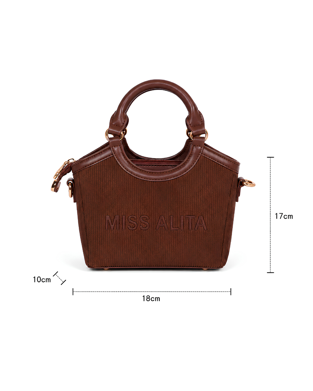 Elara Mini Structured Top-Handle Bag