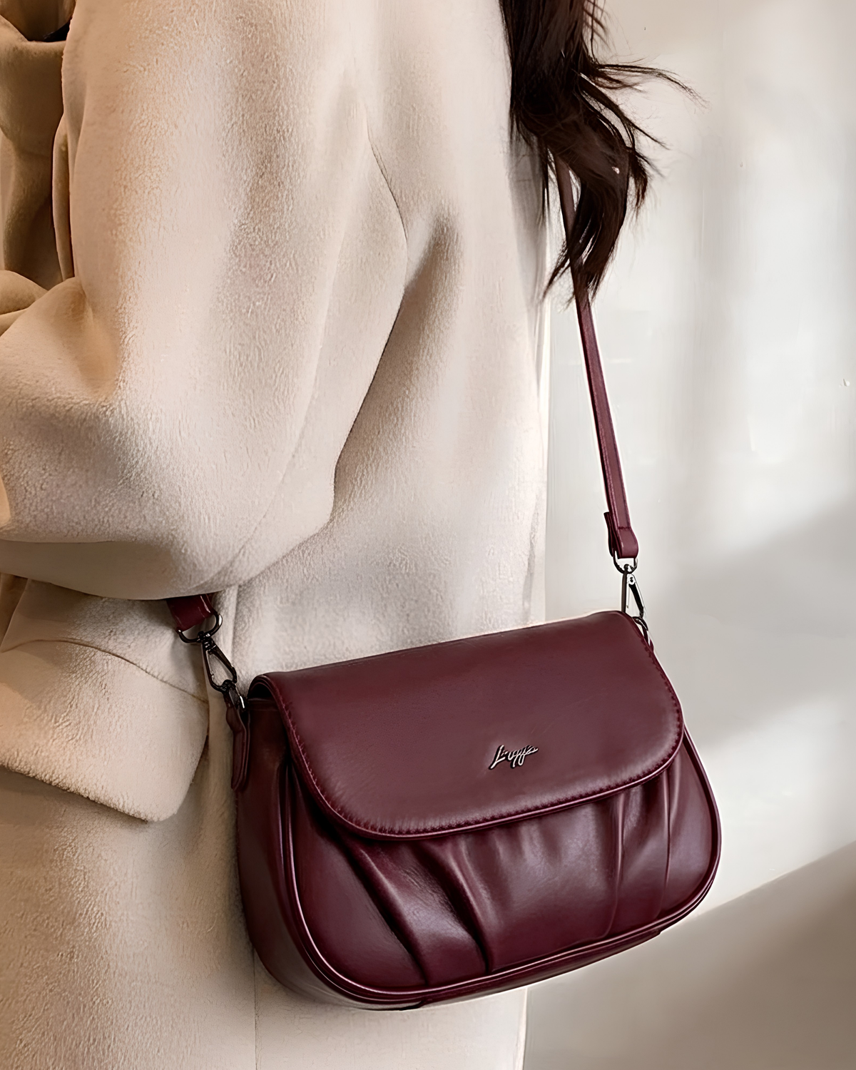 Livia Soft Fold Shoulder Bag