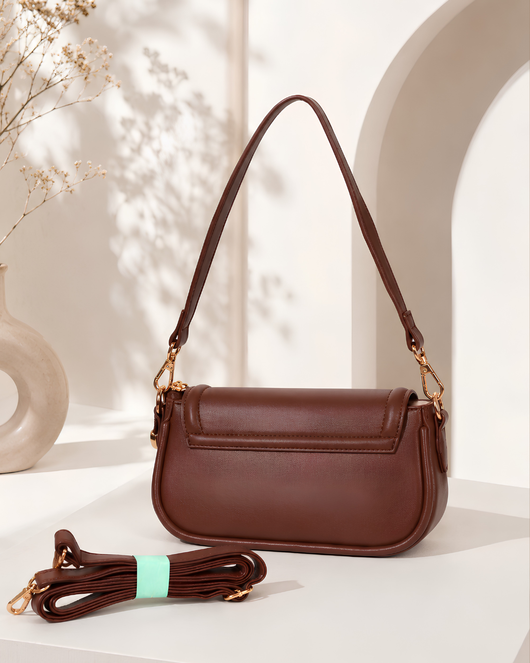 Aurelia Classic Flap Crossbody Shoulder Bag