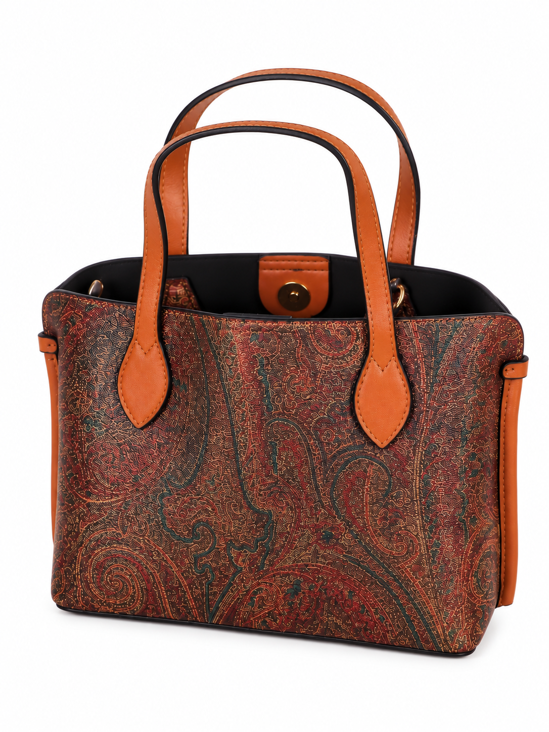 Aurelia Heritage Paisley Structured Tote Bag