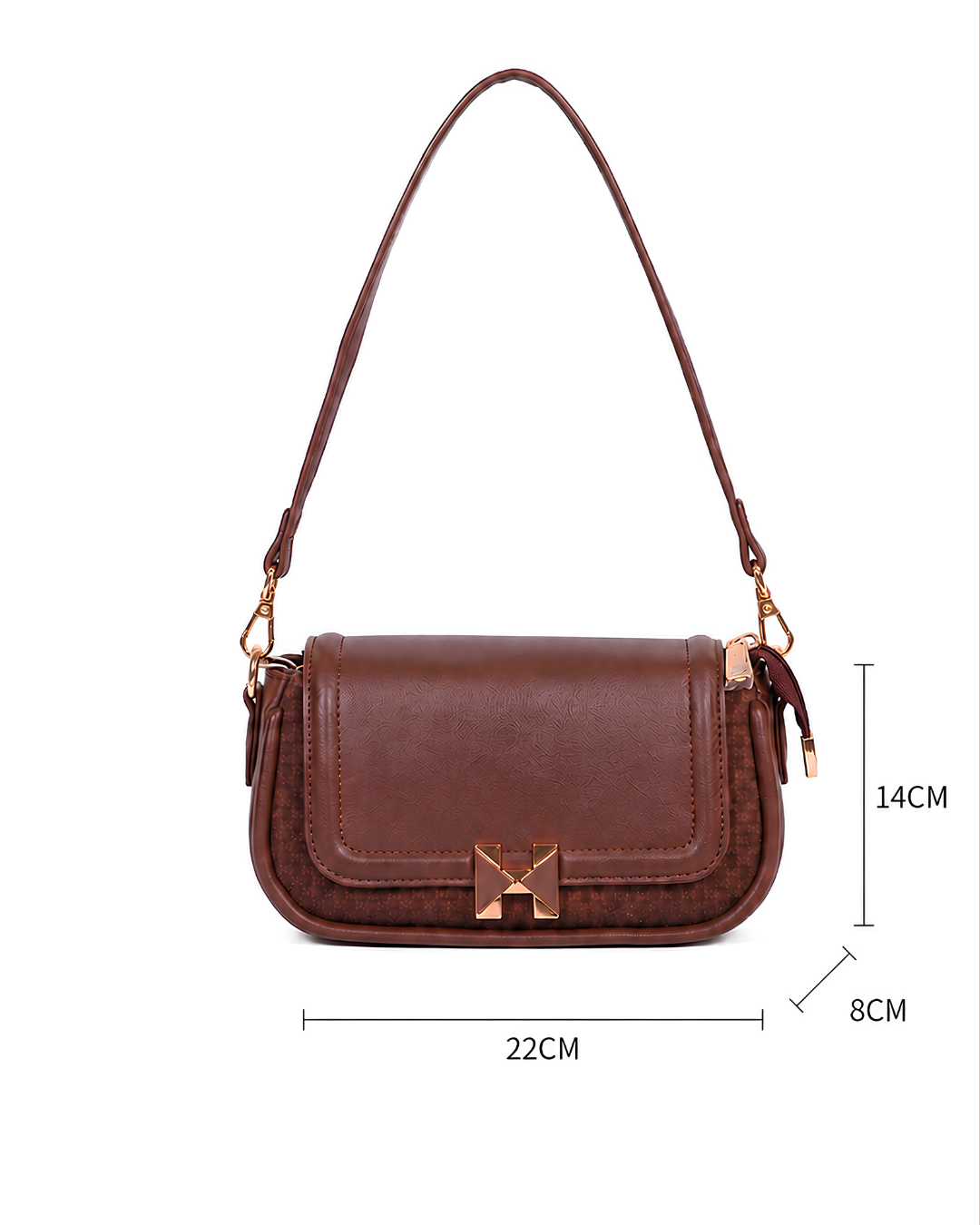 Aurelia Classic Flap Crossbody Shoulder Bag