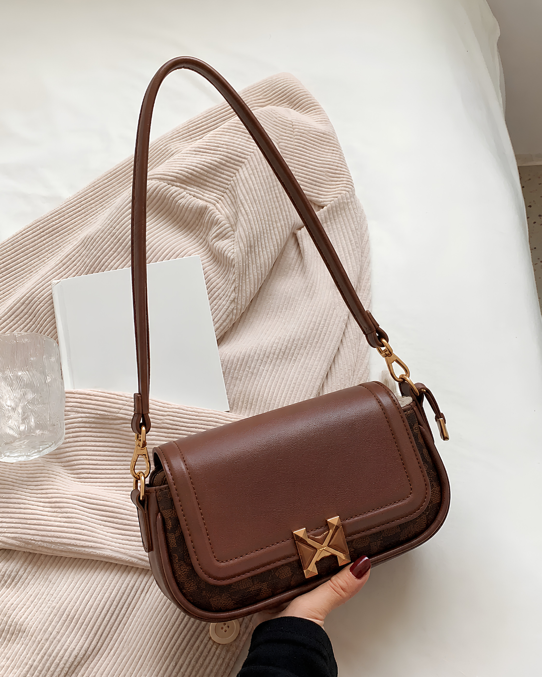 Aurelia Classic Flap Crossbody Shoulder Bag