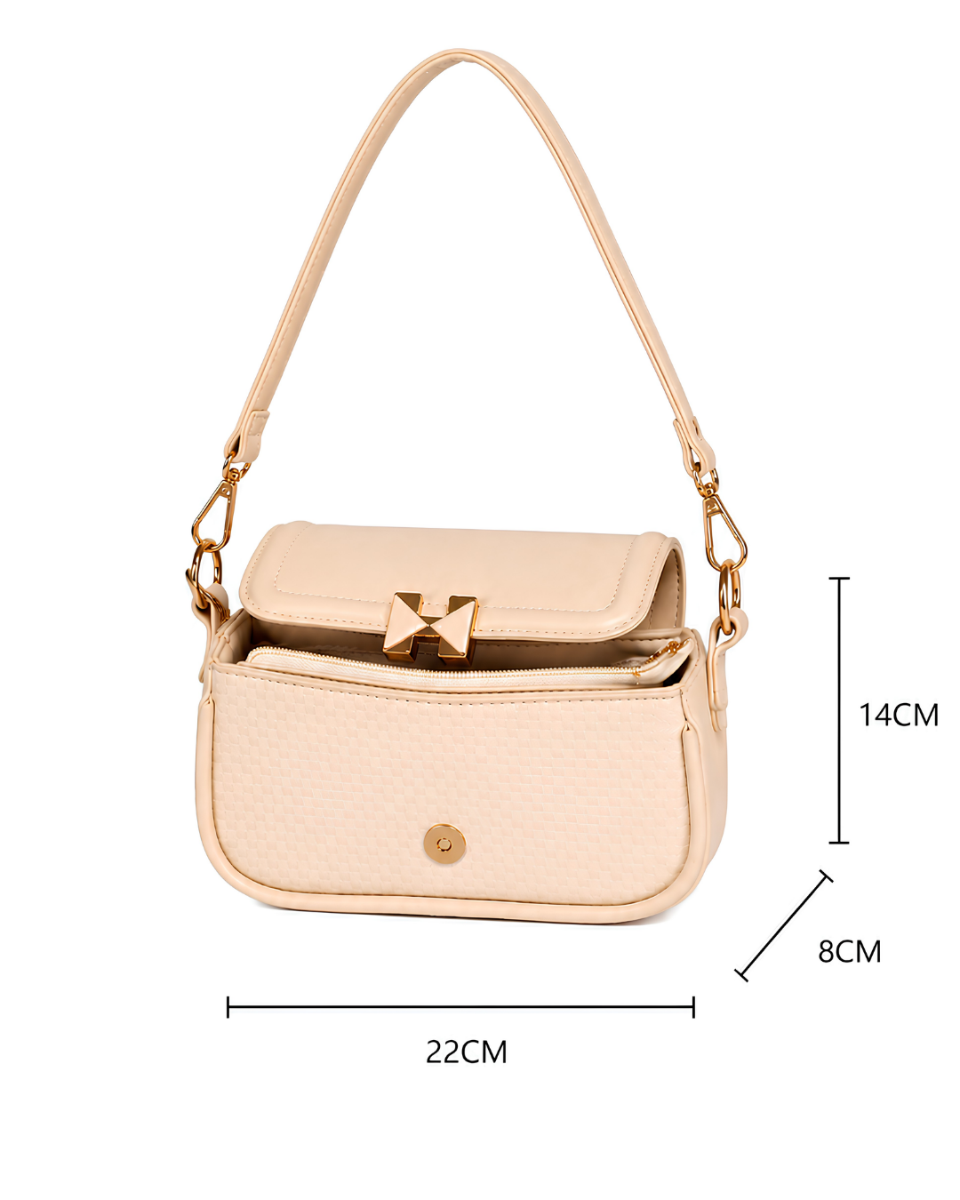Aurelia Classic Flap Crossbody Shoulder Bag