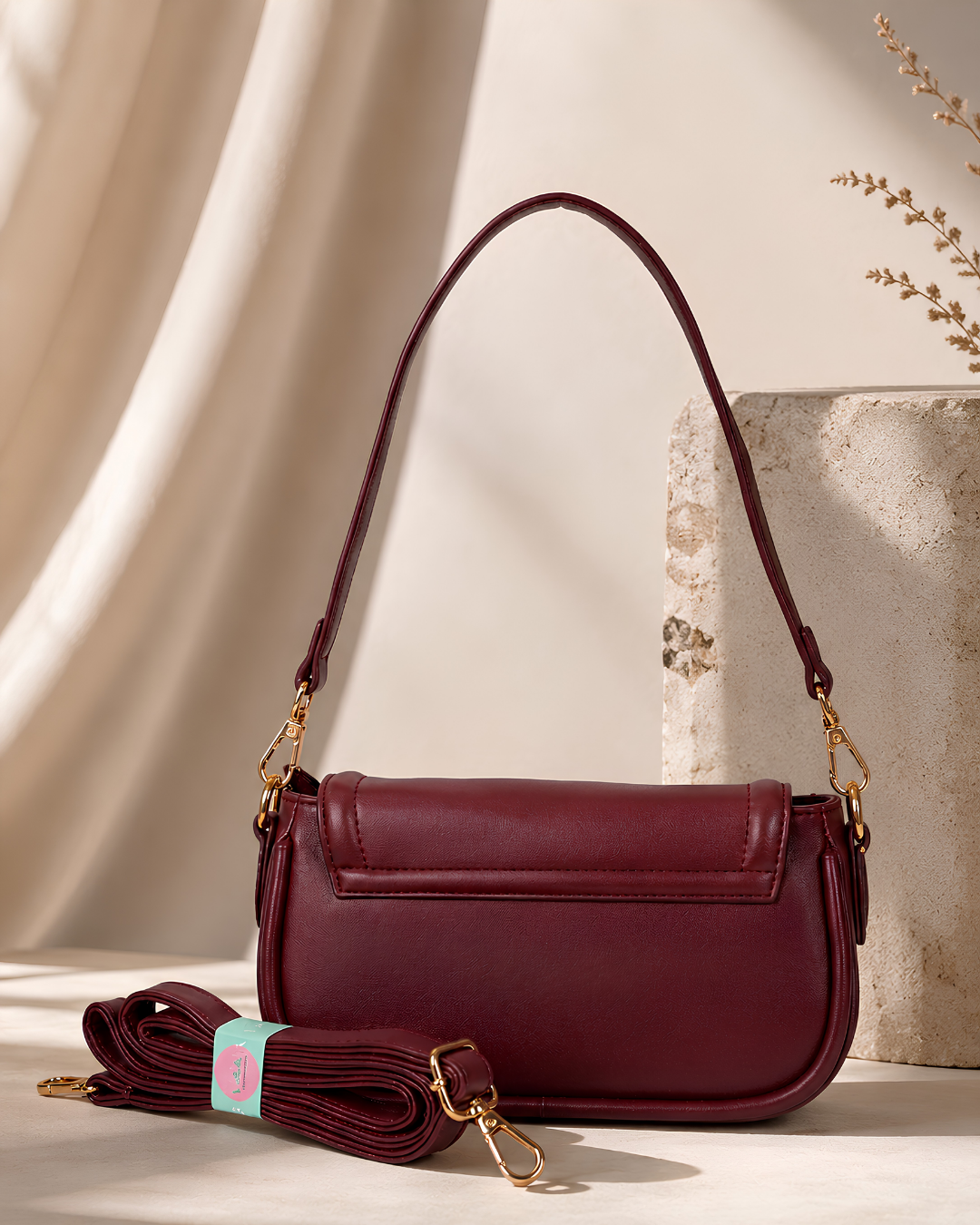 Aurelia Classic Flap Crossbody Shoulder Bag