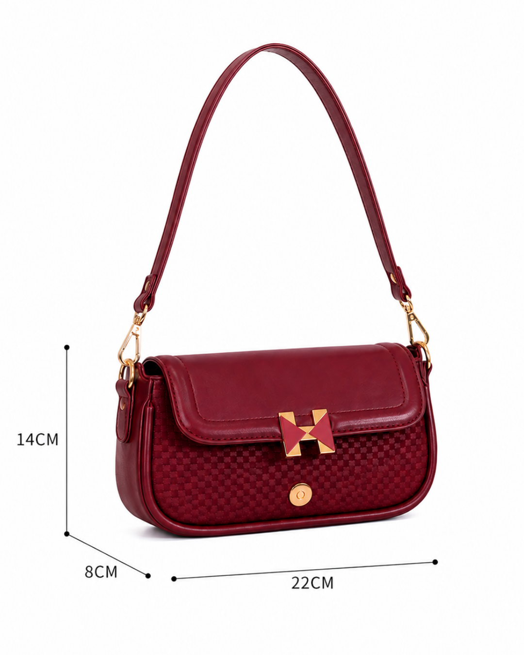 Aurelia Classic Flap Crossbody Shoulder Bag