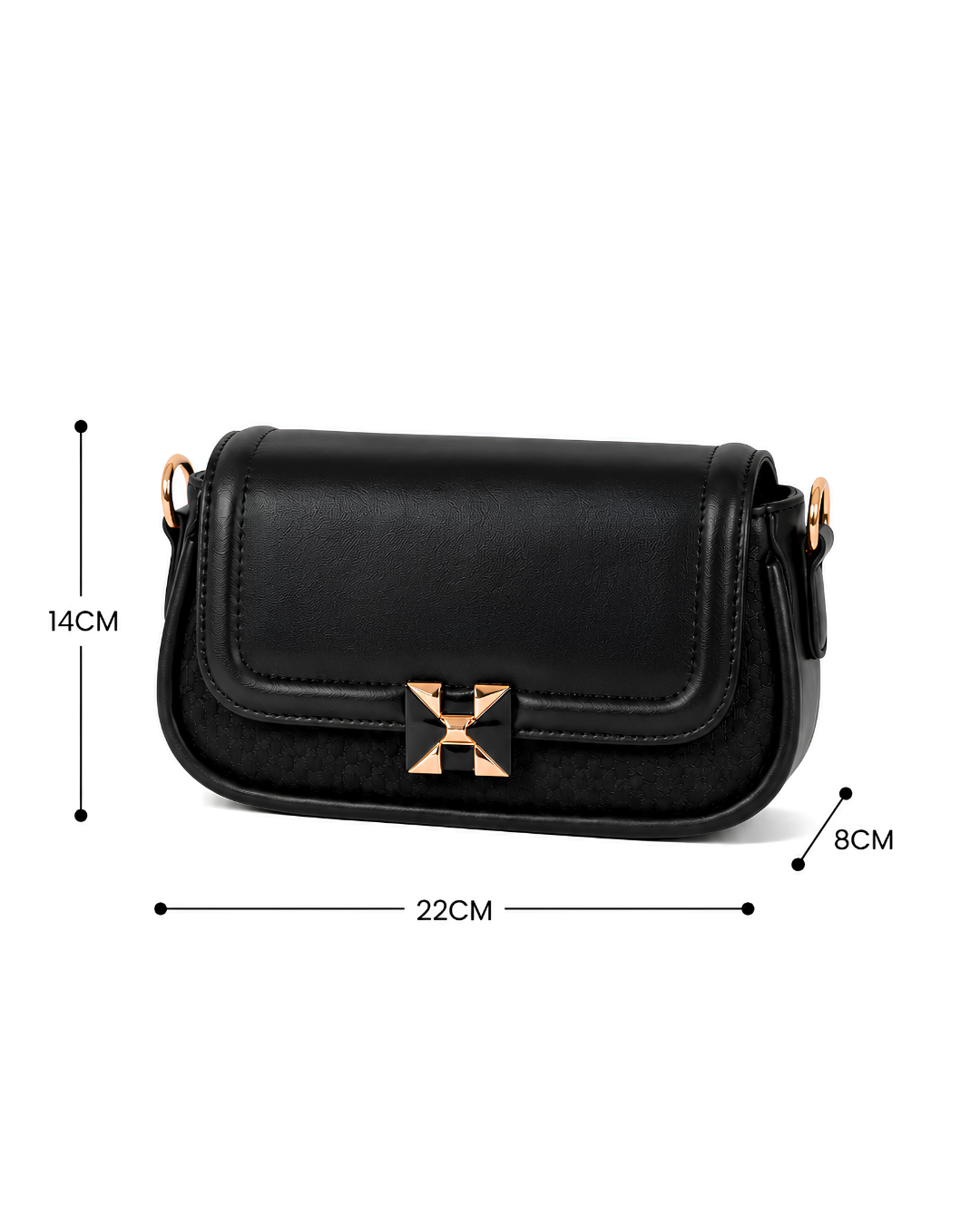 Aurelia Classic Flap Crossbody Shoulder Bag