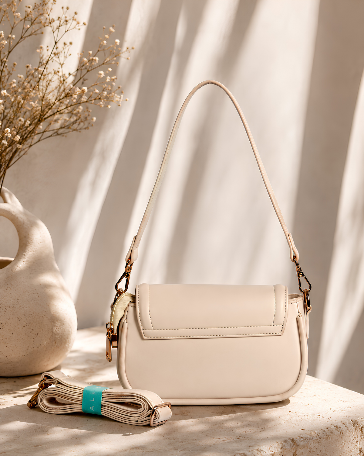 Aurelia Classic Flap Crossbody Shoulder Bag