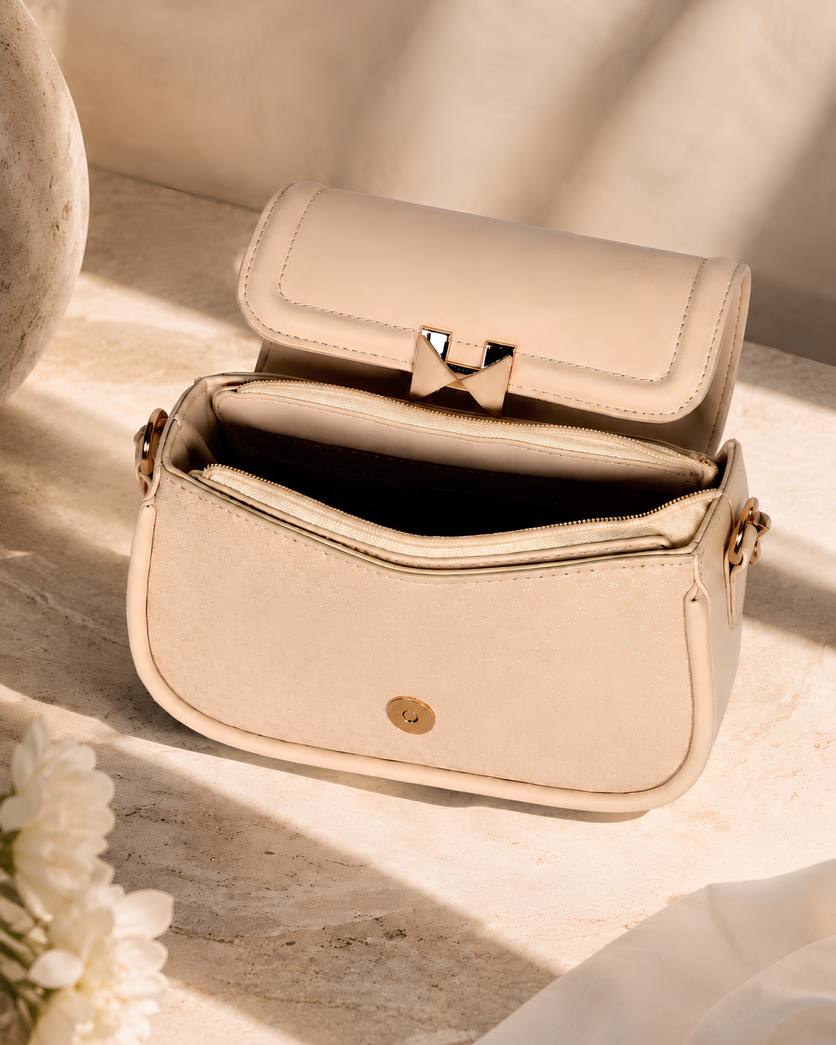 Aurelia Classic Flap Crossbody Shoulder Bag