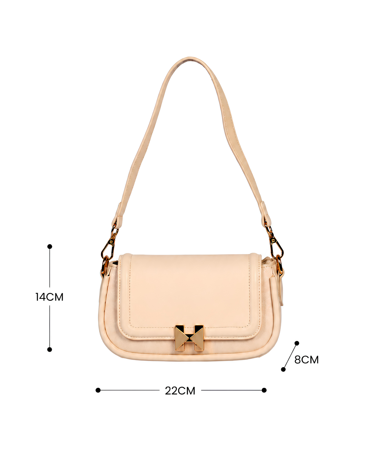 Aurelia Classic Flap Crossbody Shoulder Bag