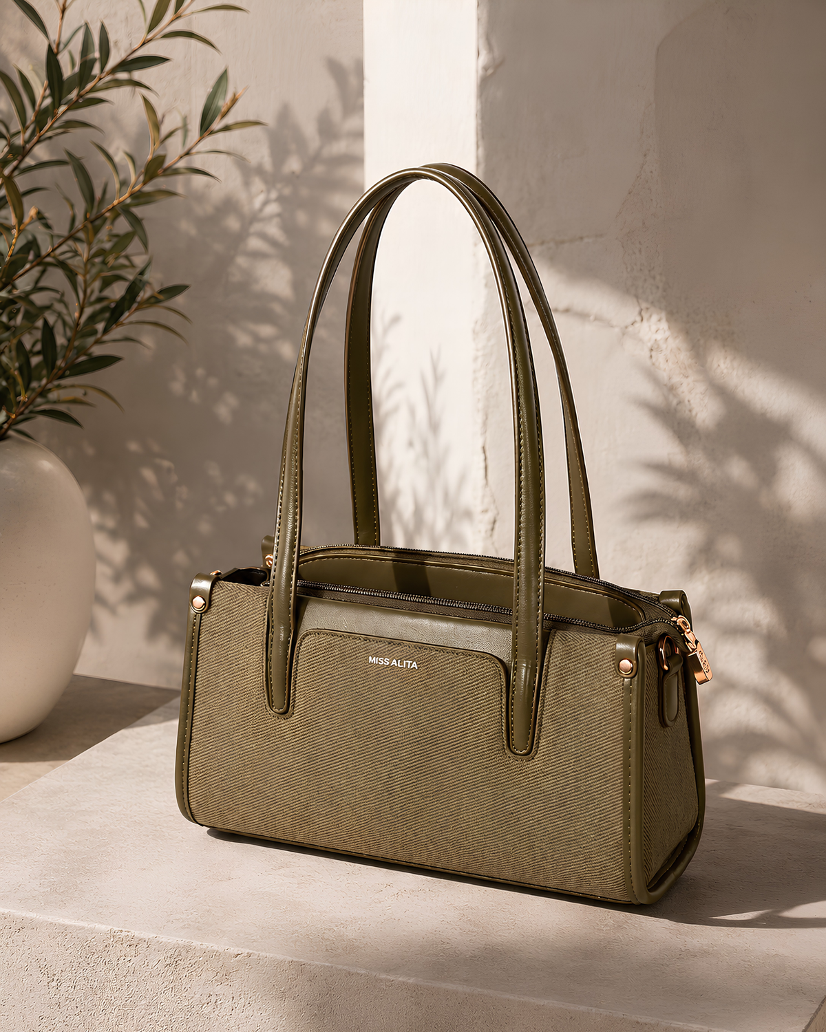 Aveline Everyday Structured Tote Bag