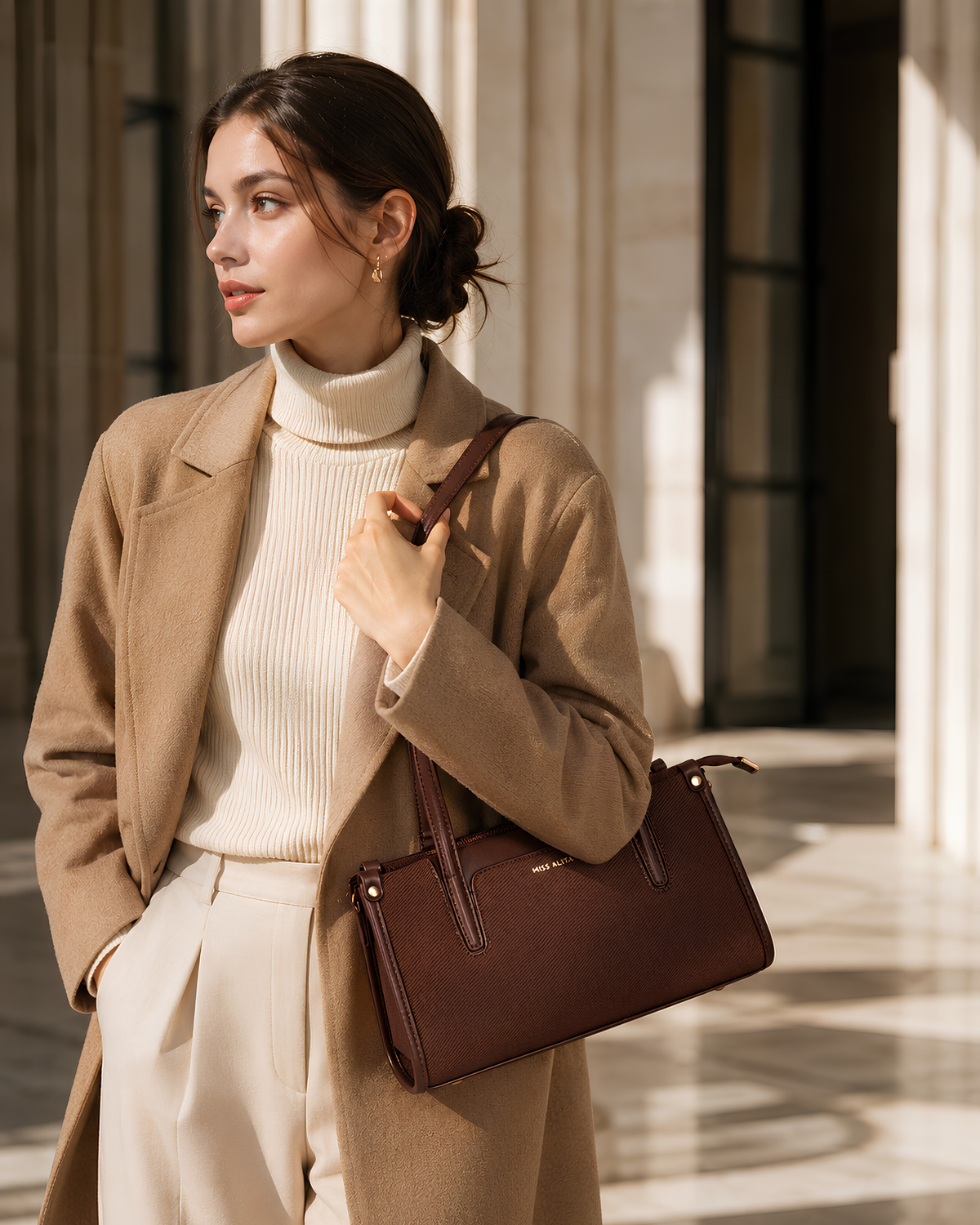 Aveline Everyday Structured Tote Bag