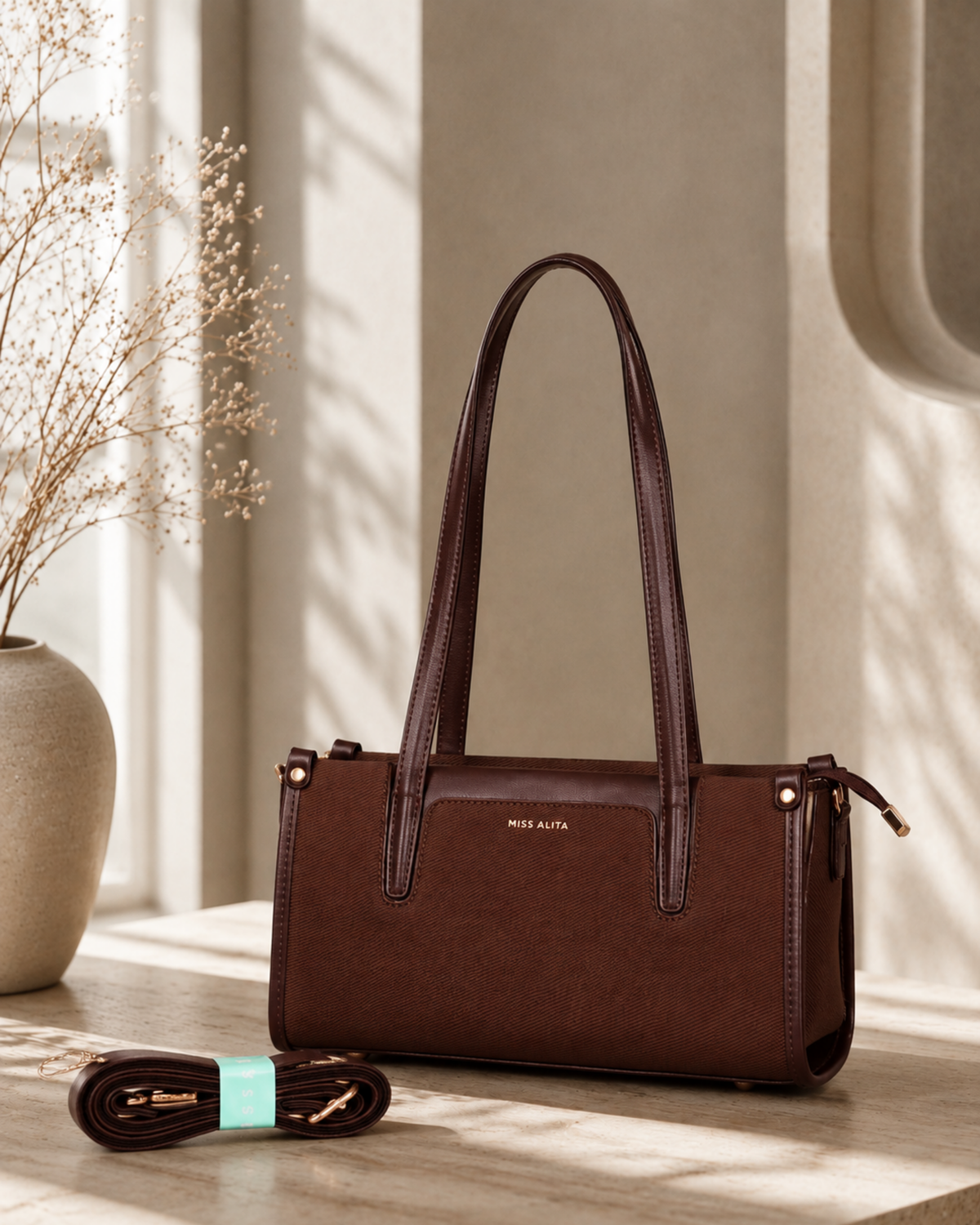 Aveline Everyday Structured Tote Bag
