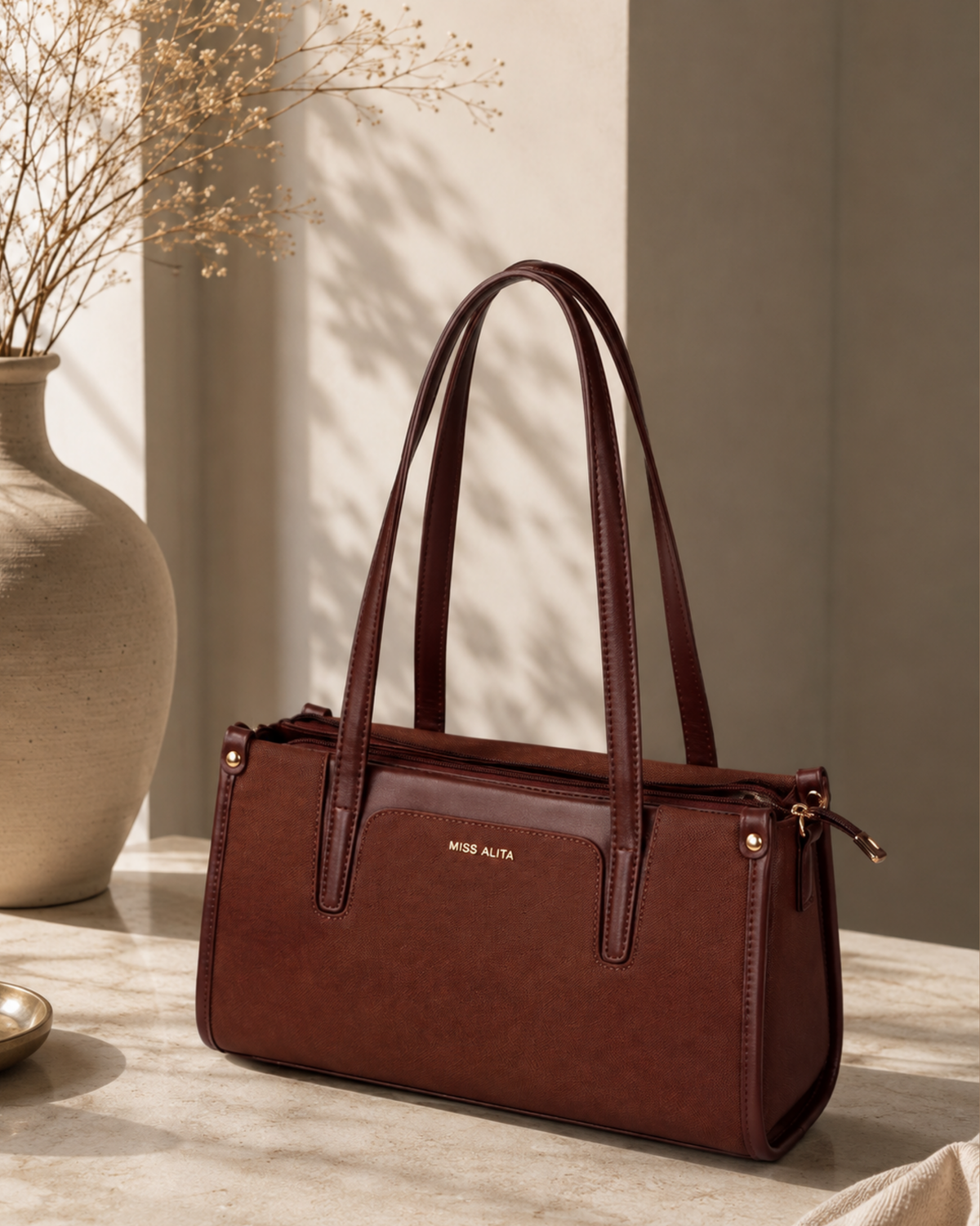 Aveline Everyday Structured Tote Bag