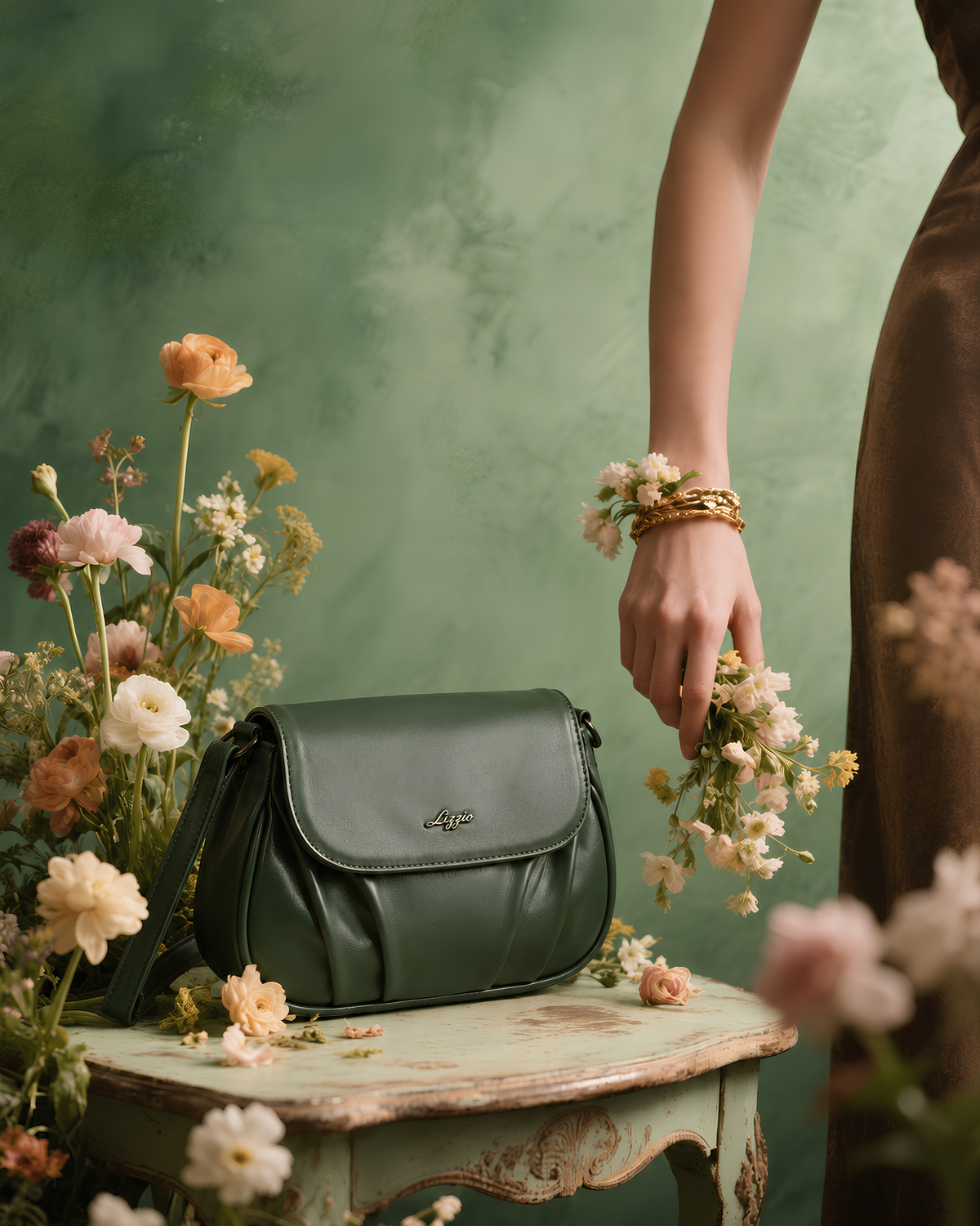 Livia Soft Fold Shoulder Bag