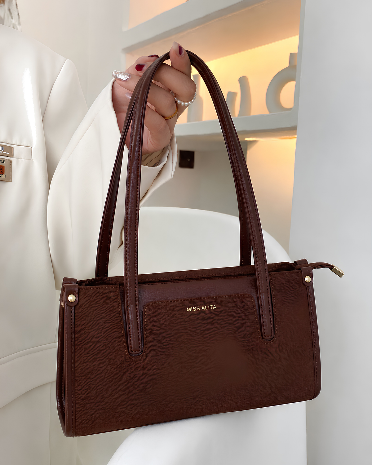 Aveline Everyday Structured Tote Bag