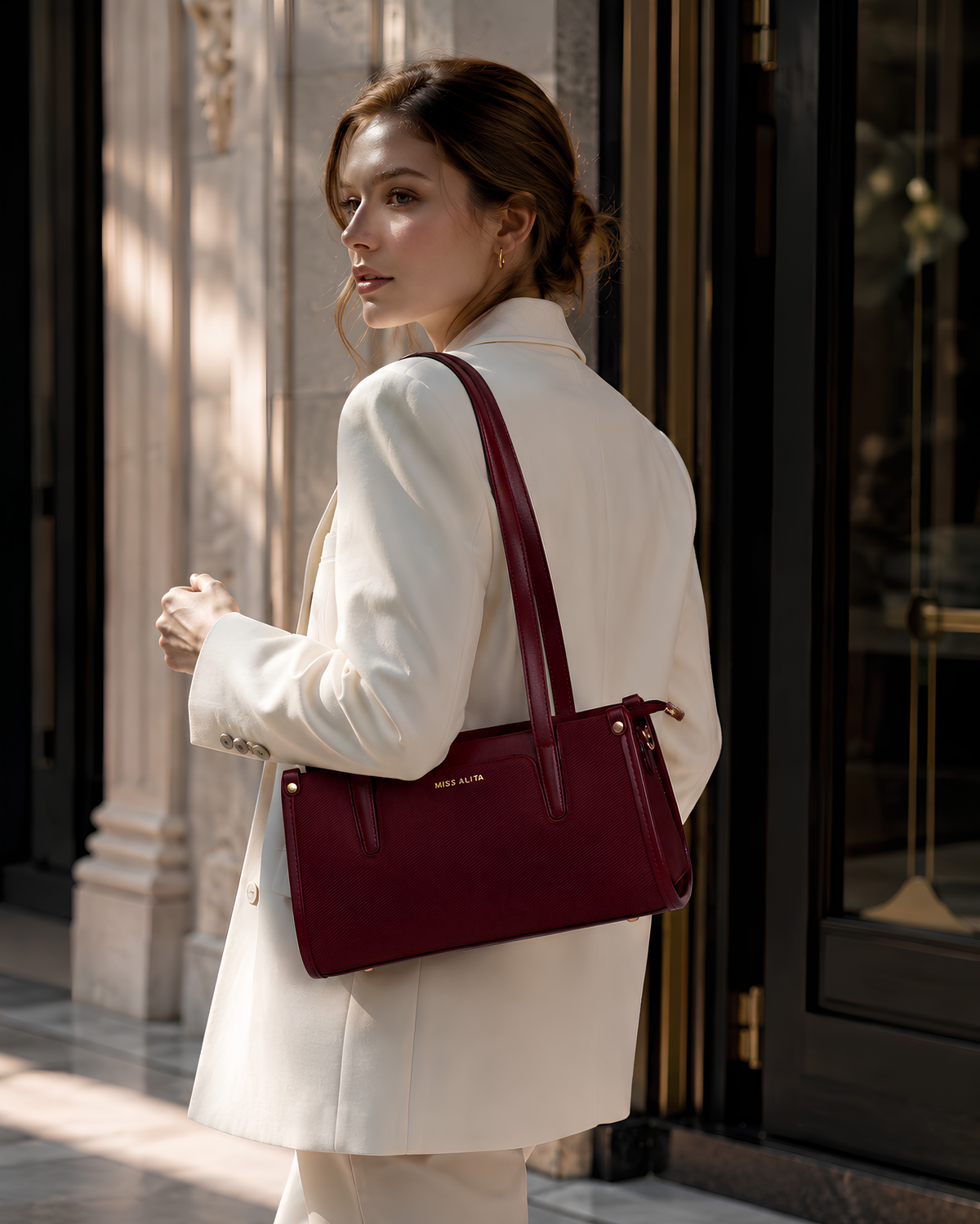 Aveline Everyday Structured Tote Bag