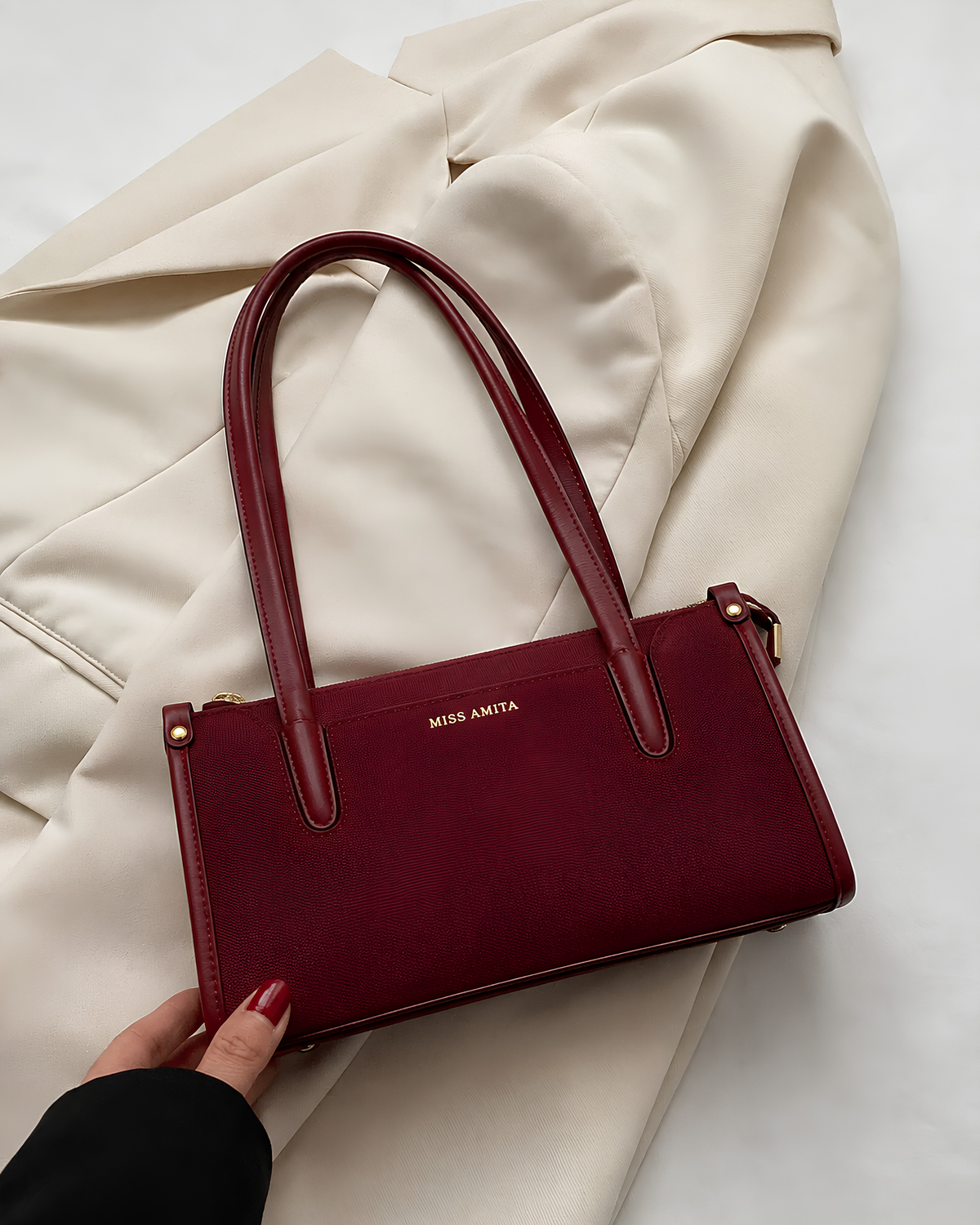Aveline Everyday Structured Tote Bag