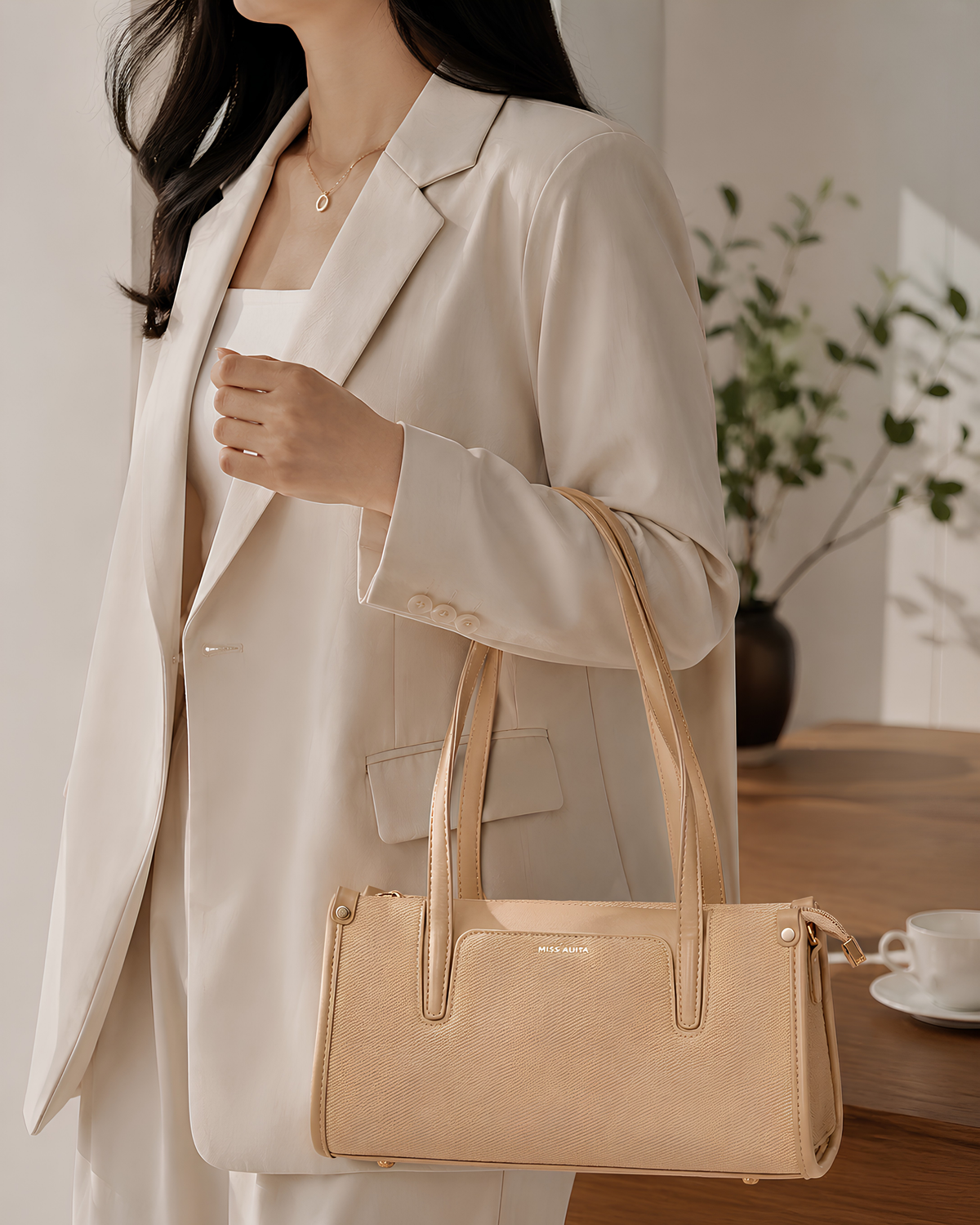 Aveline Everyday Structured Tote Bag