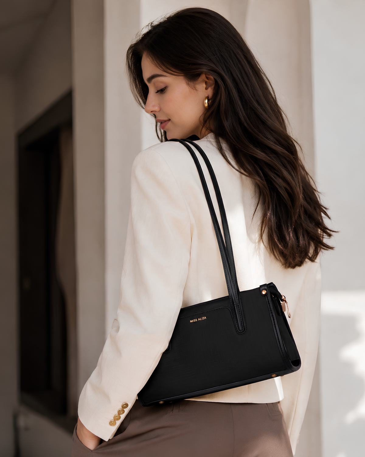 Aveline Everyday Structured Tote Bag