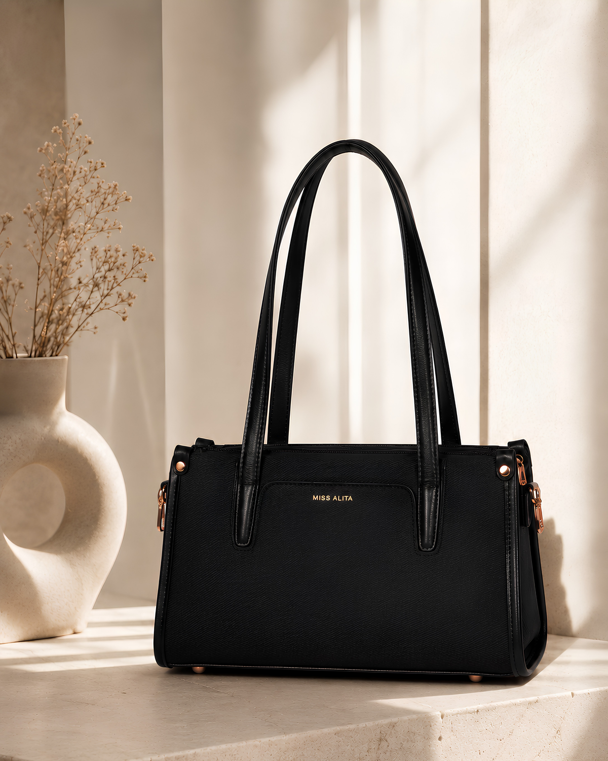 Aveline Everyday Structured Tote Bag