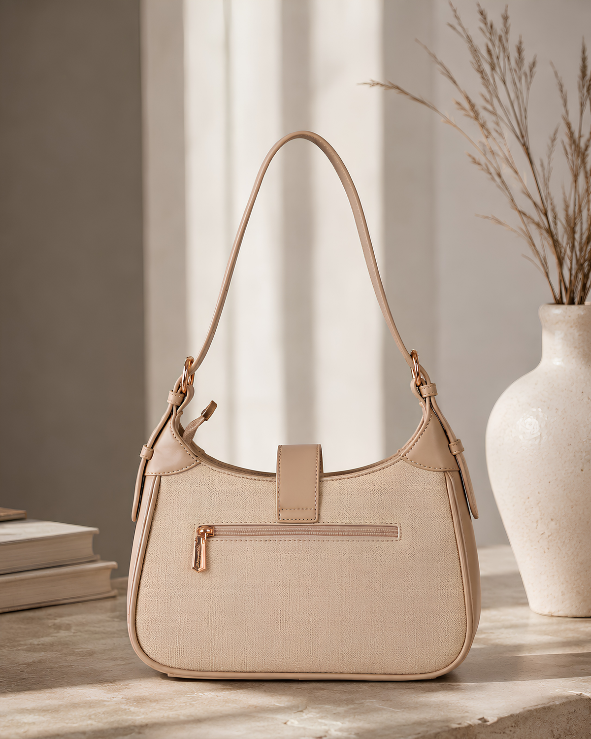 Serena Minimal Hobo Shoulder Bag