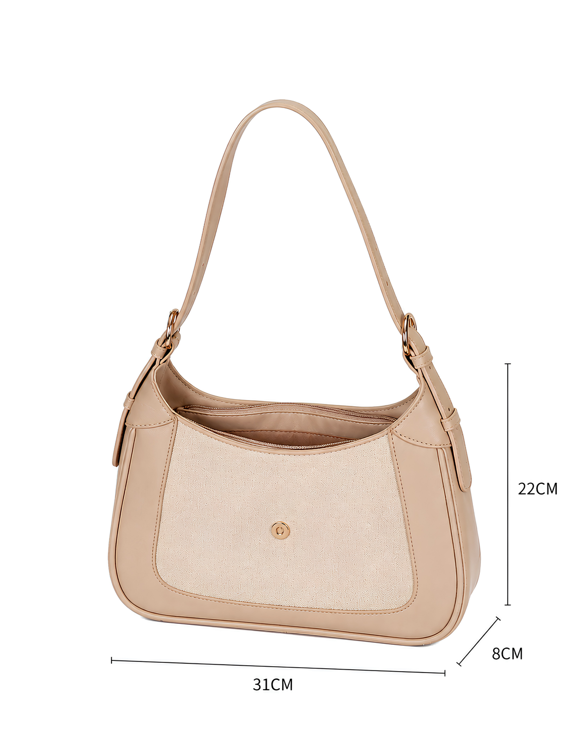 Serena Minimal Hobo Shoulder Bag