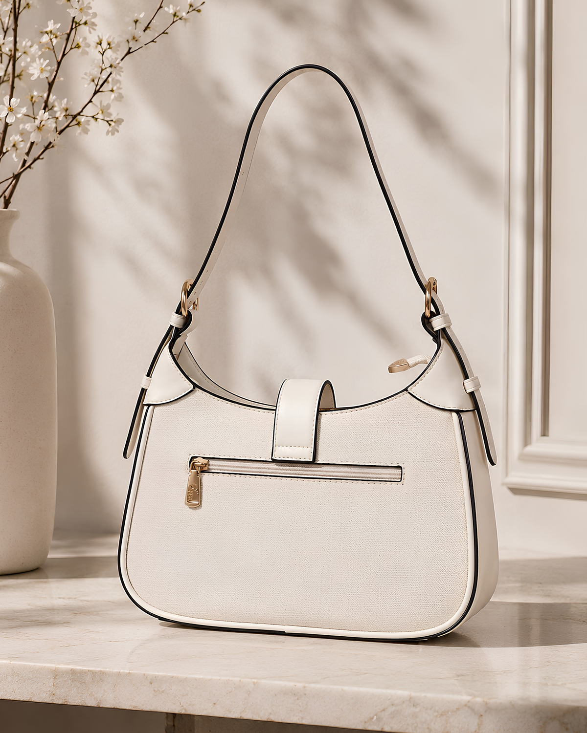 Serena Minimal Hobo Shoulder Bag