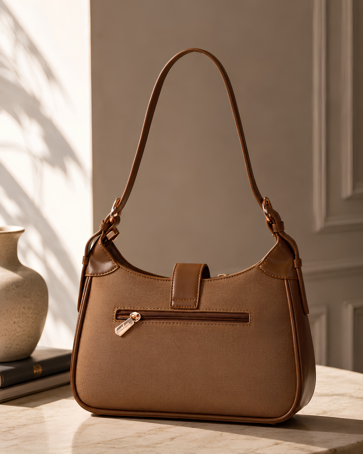 Serena Minimal Hobo Shoulder Bag
