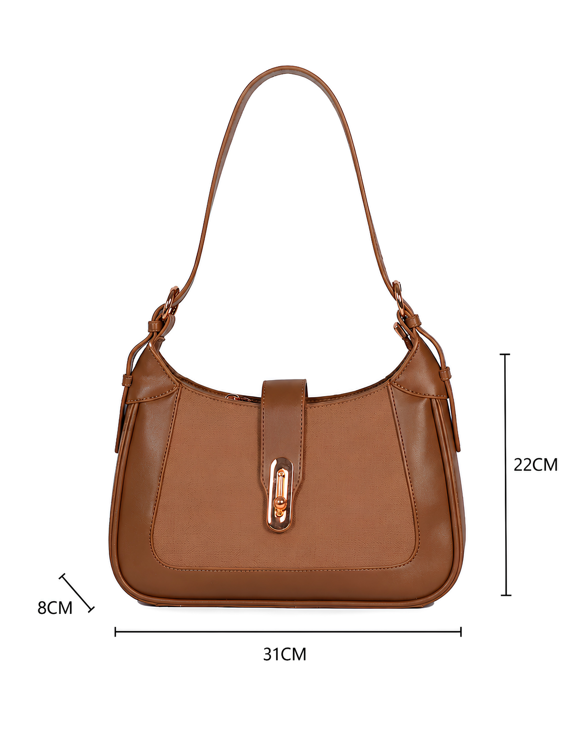 Serena Minimal Hobo Shoulder Bag