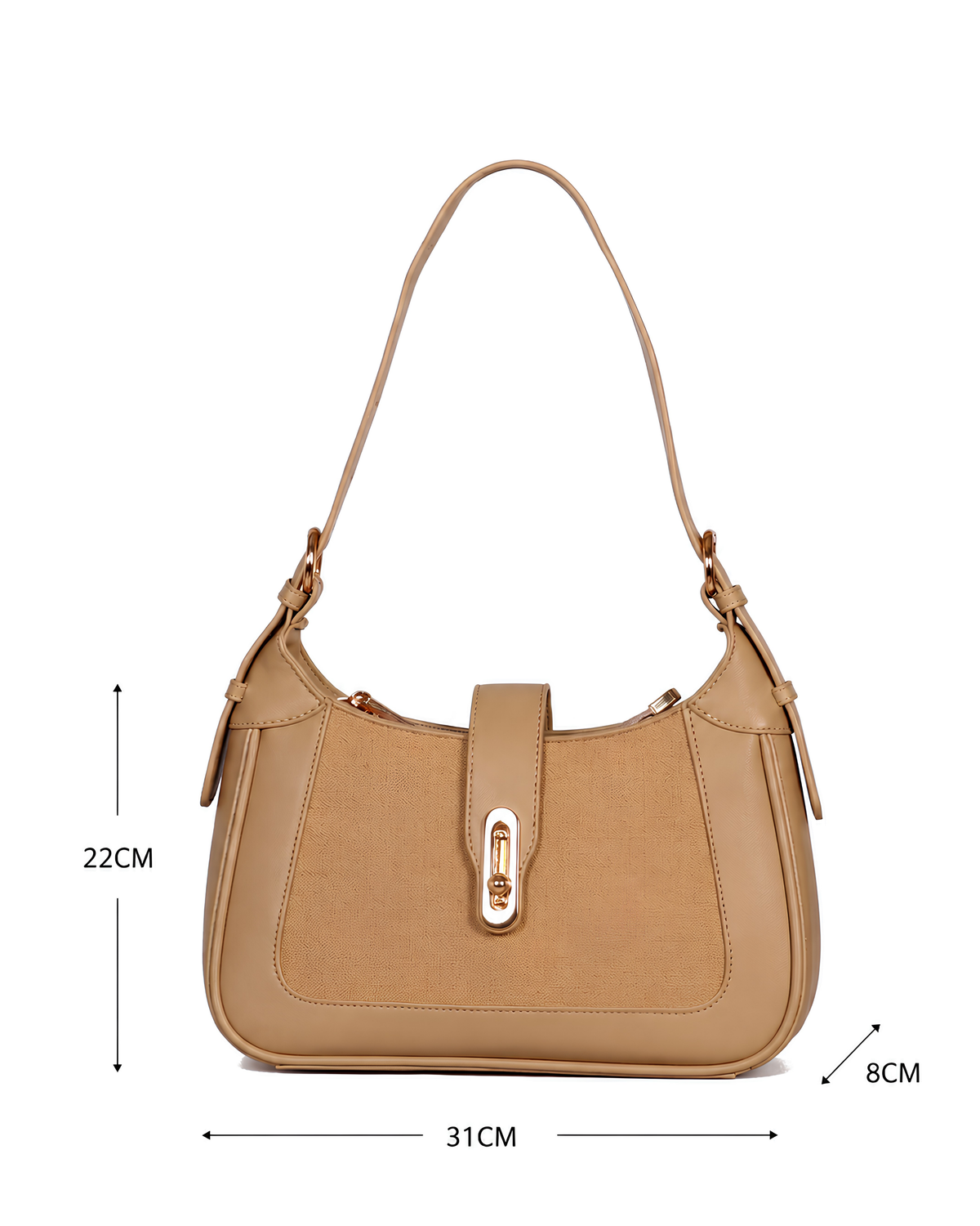 Serena Minimal Hobo Shoulder Bag