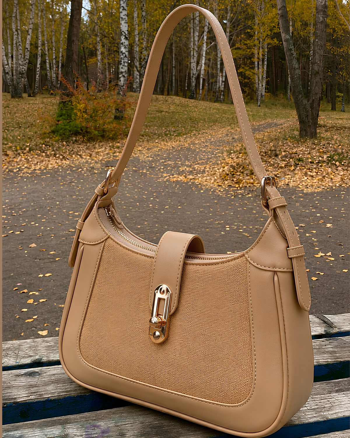 Serena Minimal Hobo Shoulder Bag