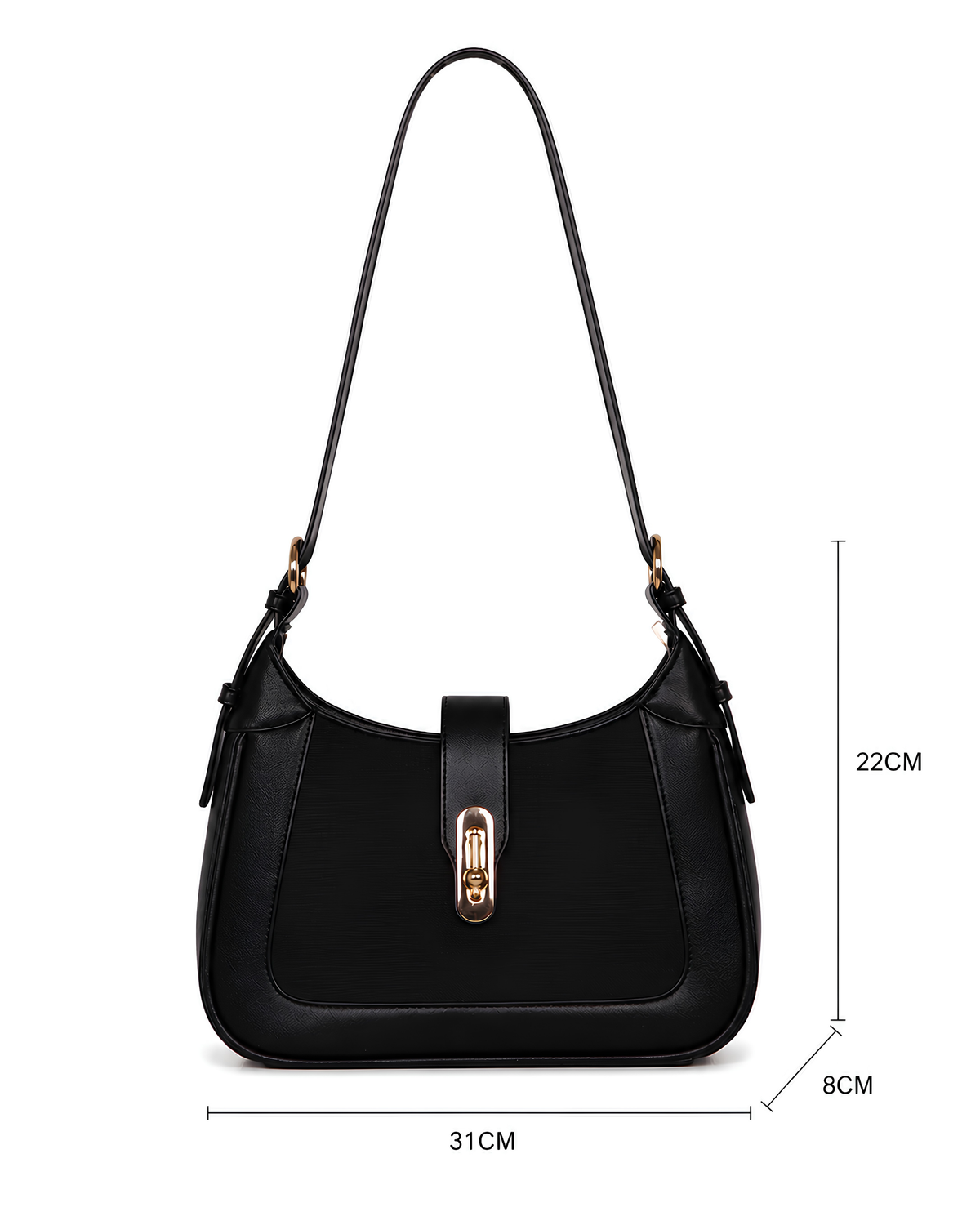 Serena Minimal Hobo Shoulder Bag