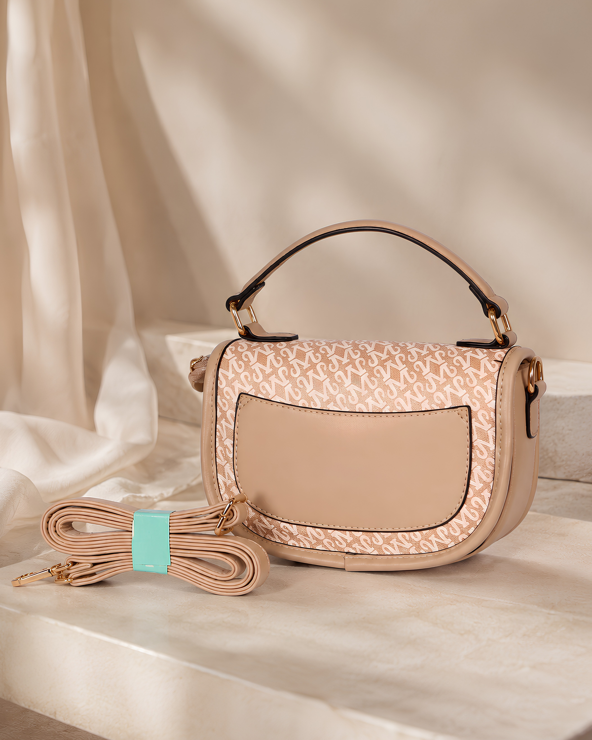 Mila Signature Flap Shoulder Bag