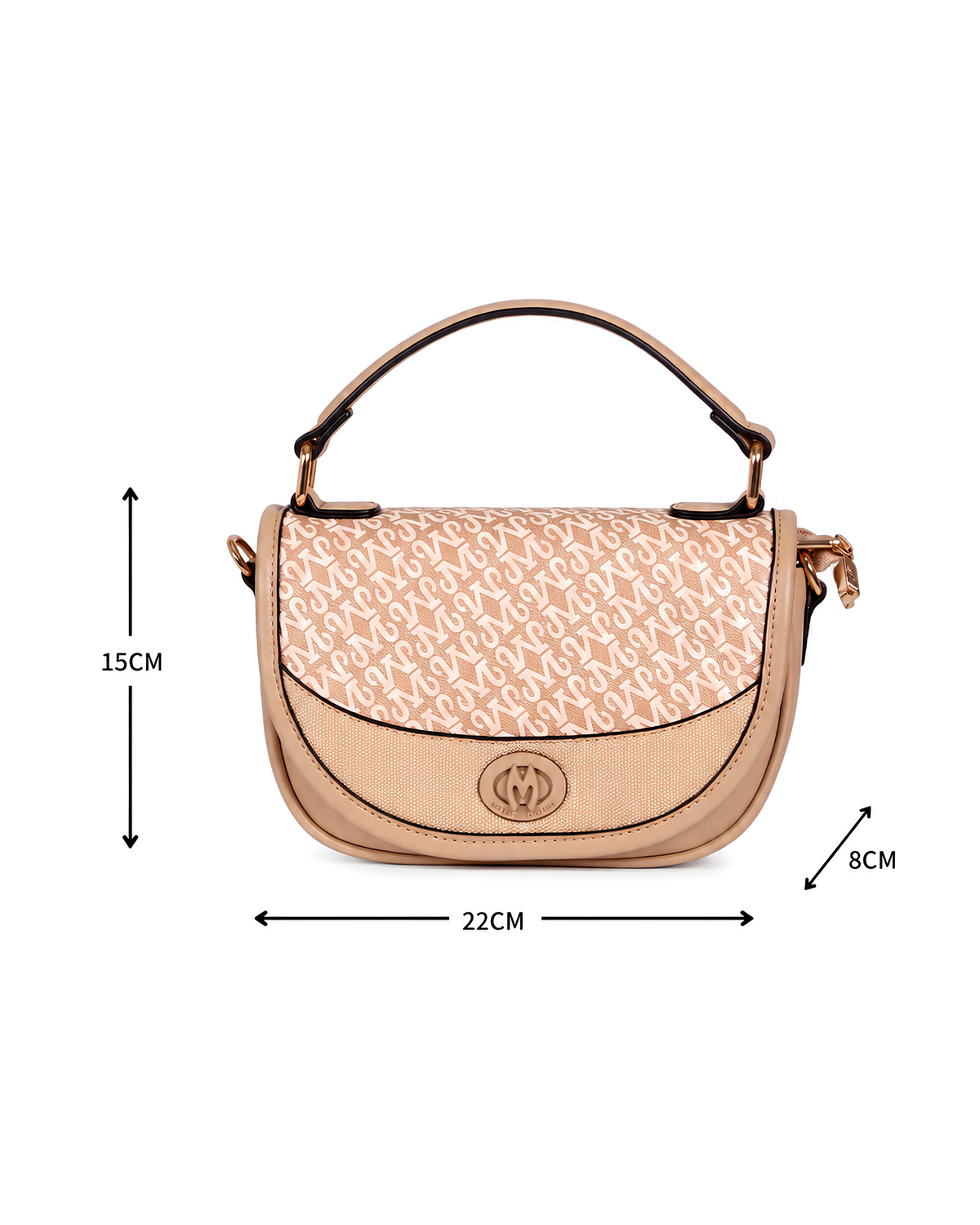 Mila Signature Flap Shoulder Bag