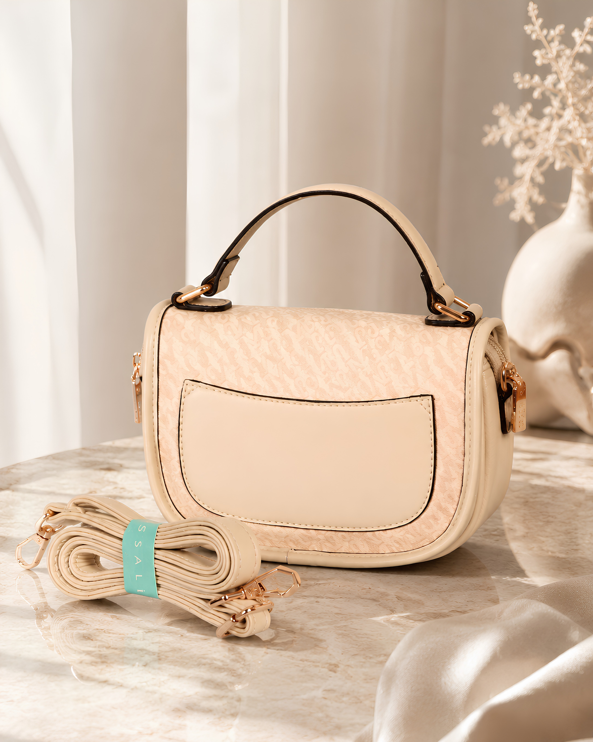 Mila Signature Flap Shoulder Bag