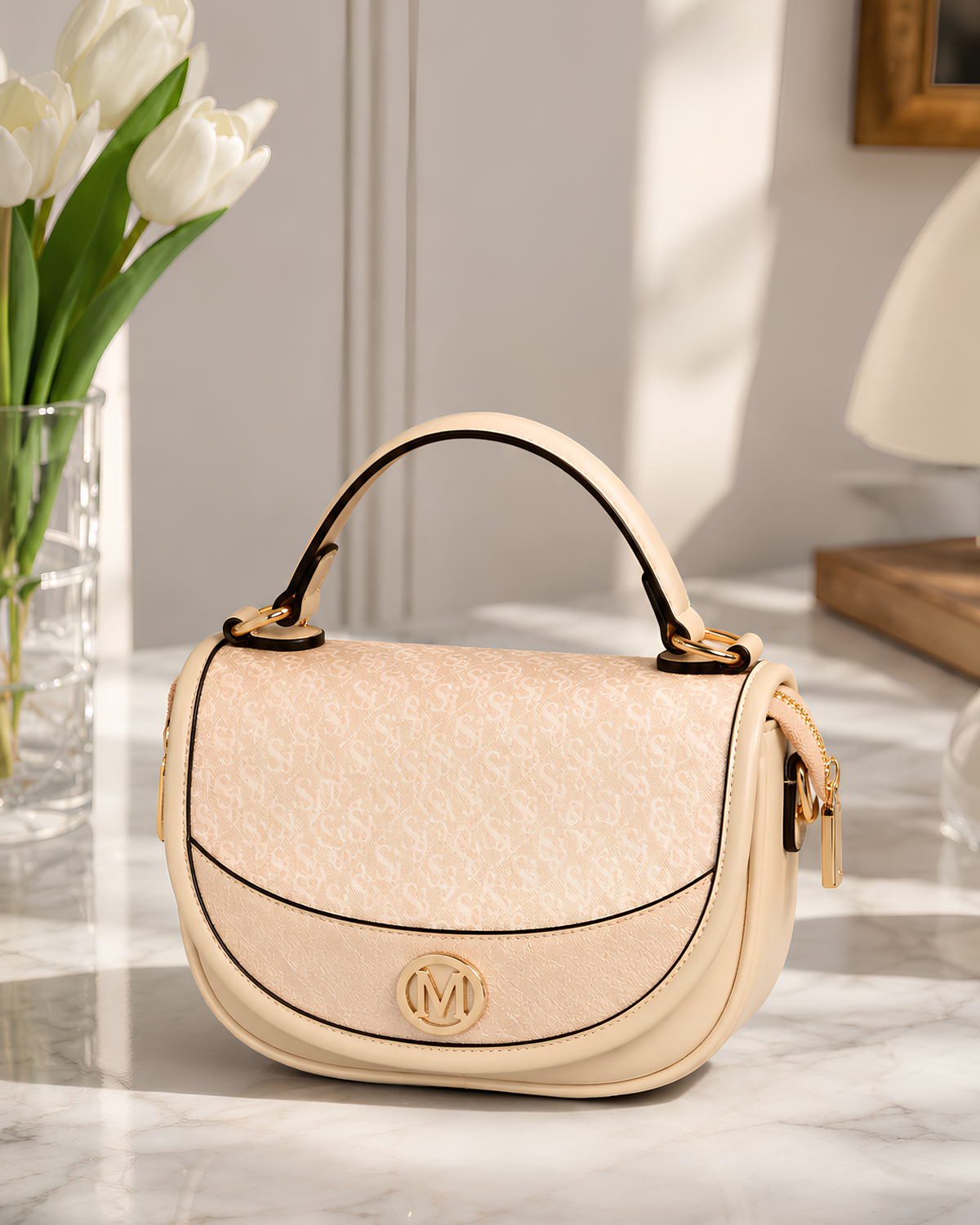 Mila Signature Flap Shoulder Bag