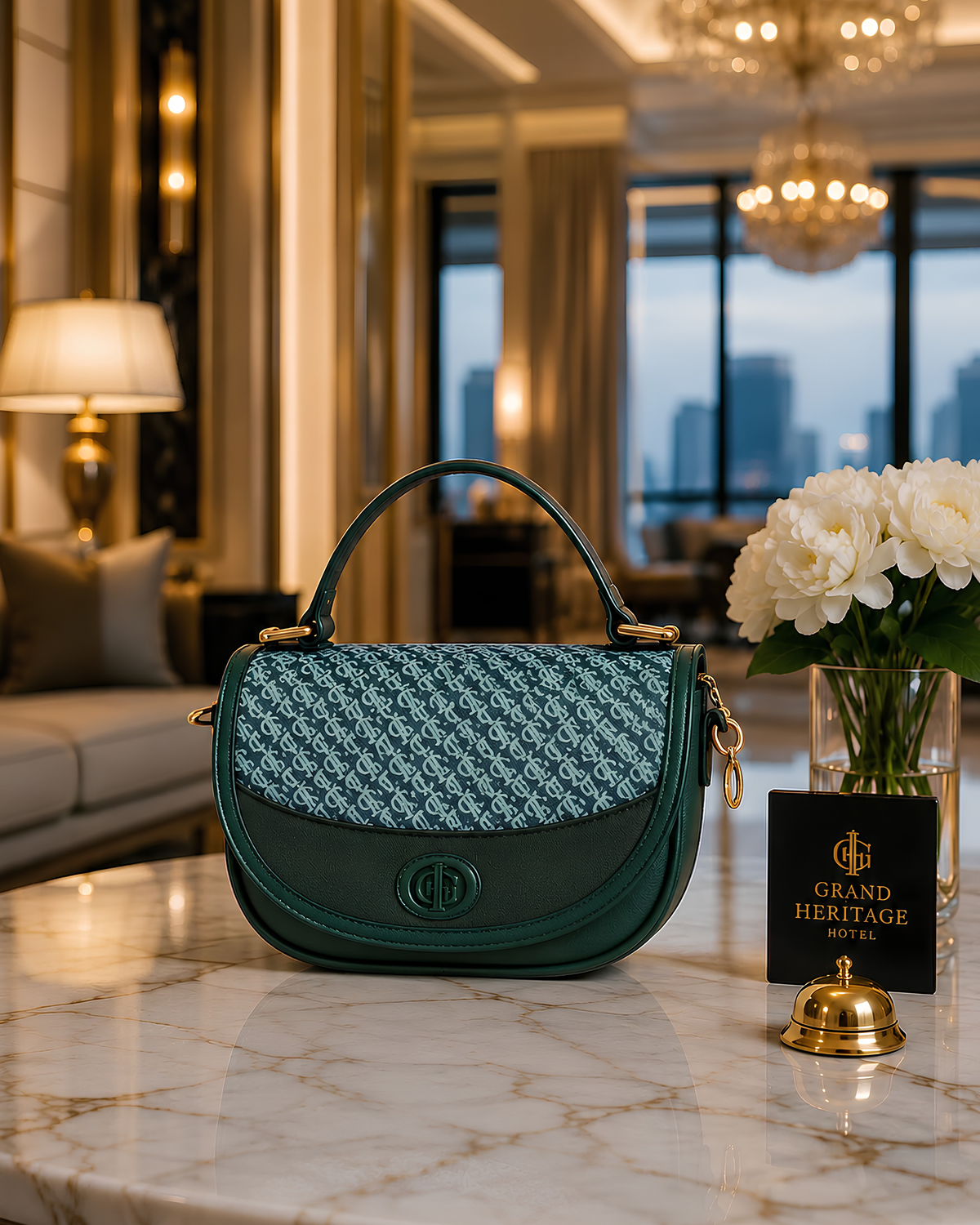 Mila Signature Flap Shoulder Bag