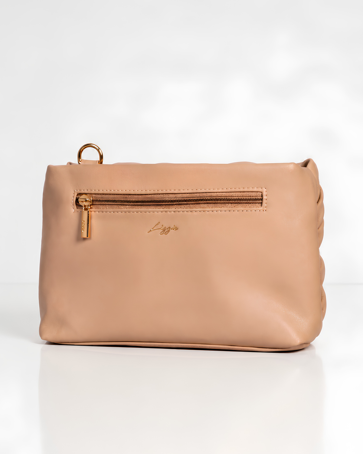 Elara Sculpted Weave Shoulder Bag
