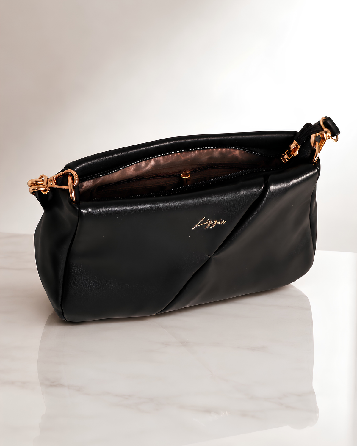 Aveline Sculpted Fold Shoulder Bag