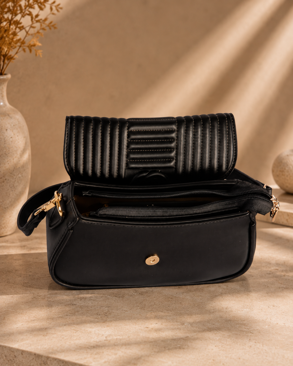 LizzIE Elegant Quilted Shoulder Bag