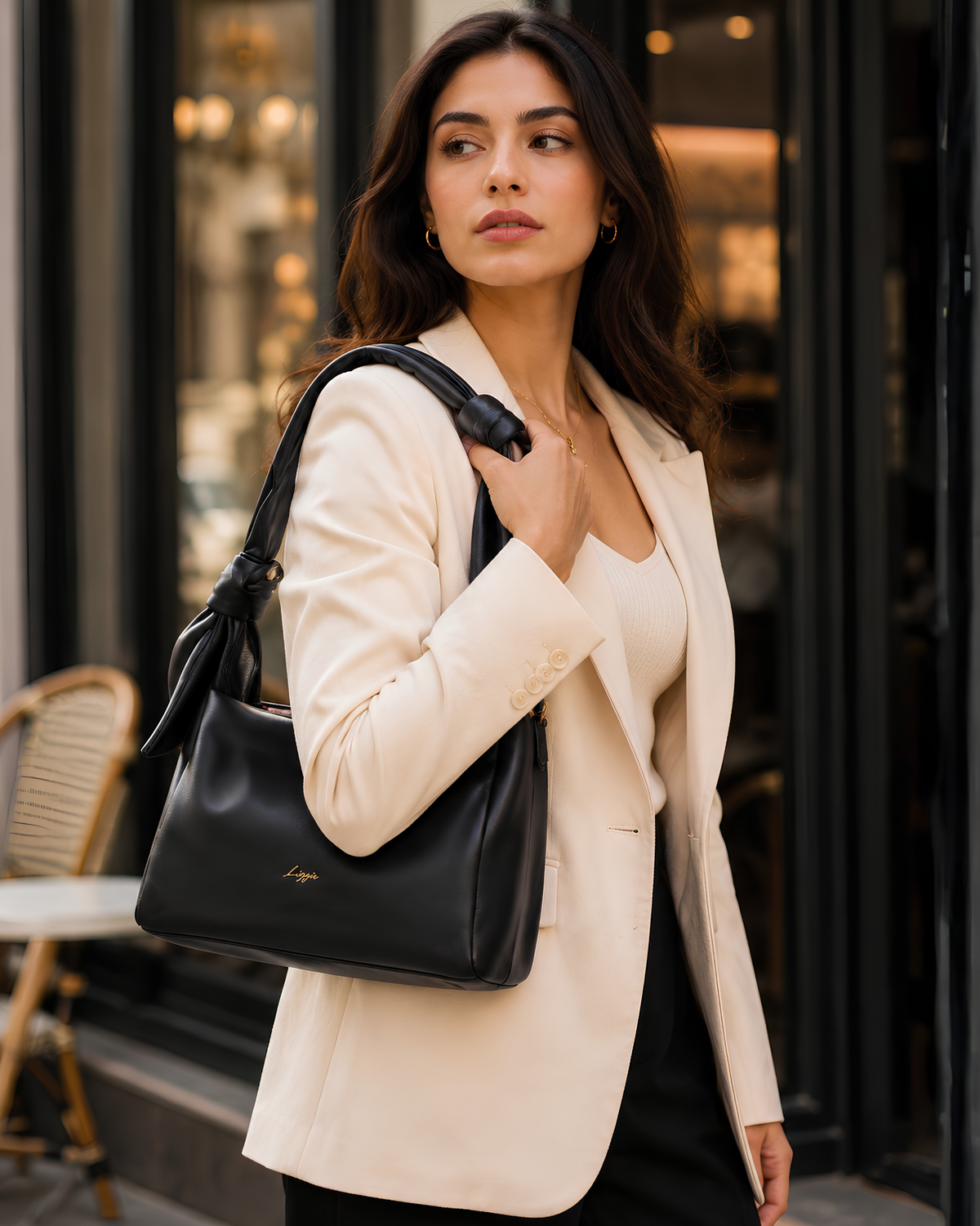 Serena Knot Handle Shoulder Bag
