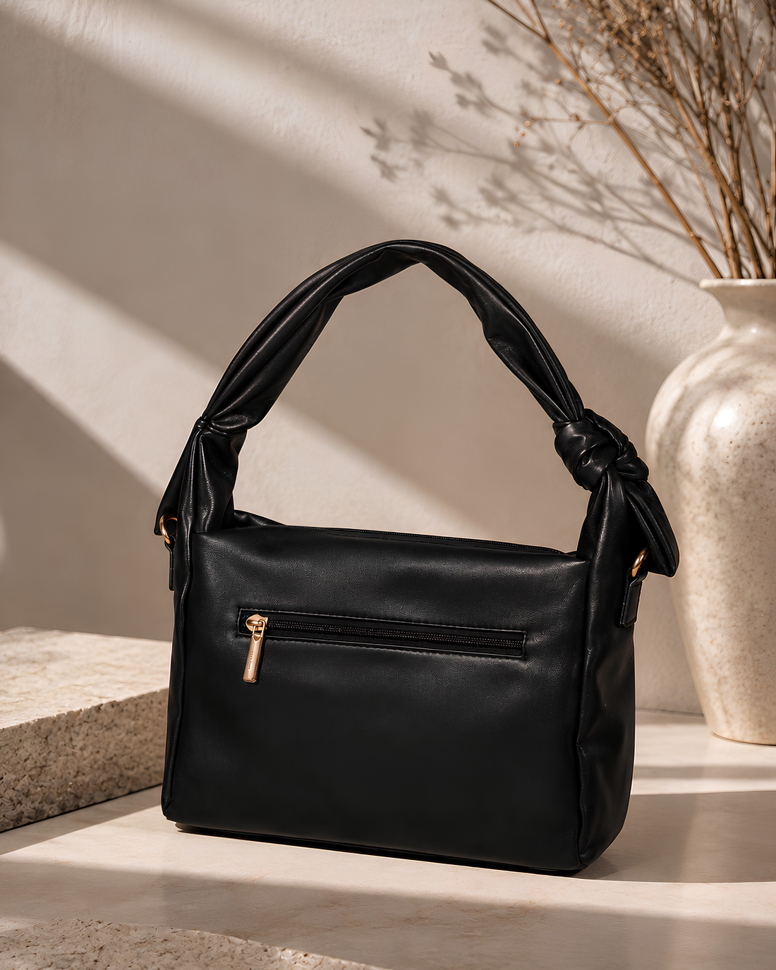 Serena Knot Handle Shoulder Bag