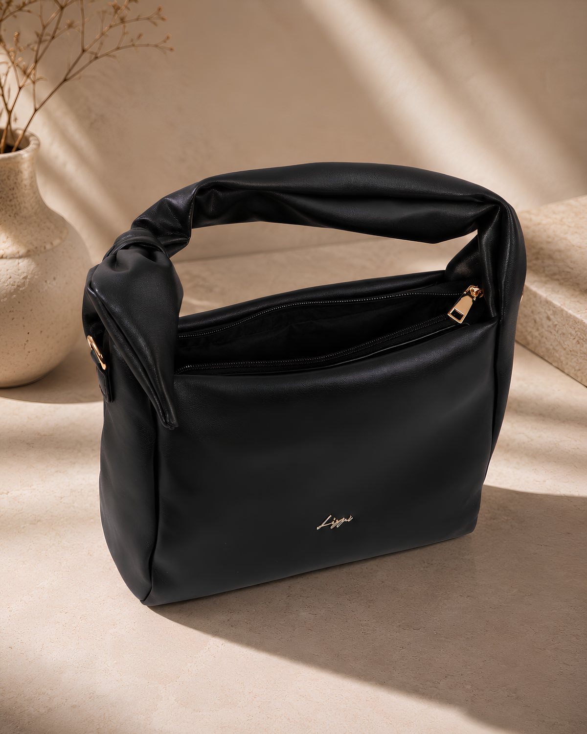 Serena Knot Handle Shoulder Bag