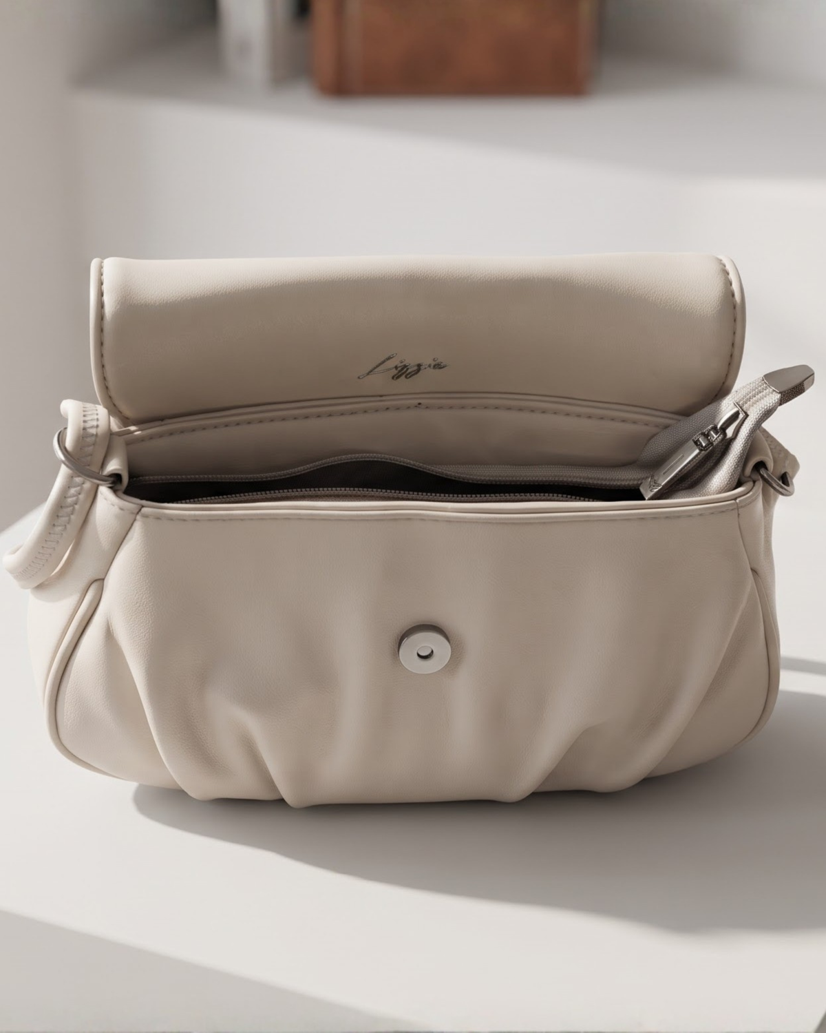 Livia Soft Fold Shoulder Bag