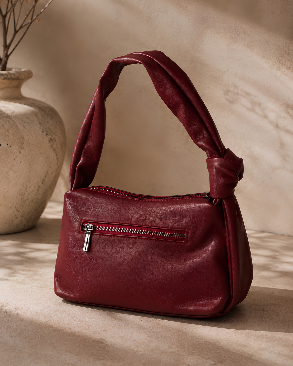 Serena Knot Handle Shoulder Bag